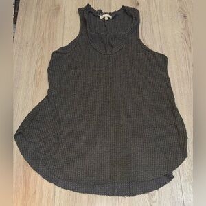 Gilded intent Sleeveless Gray Top tank top shirt